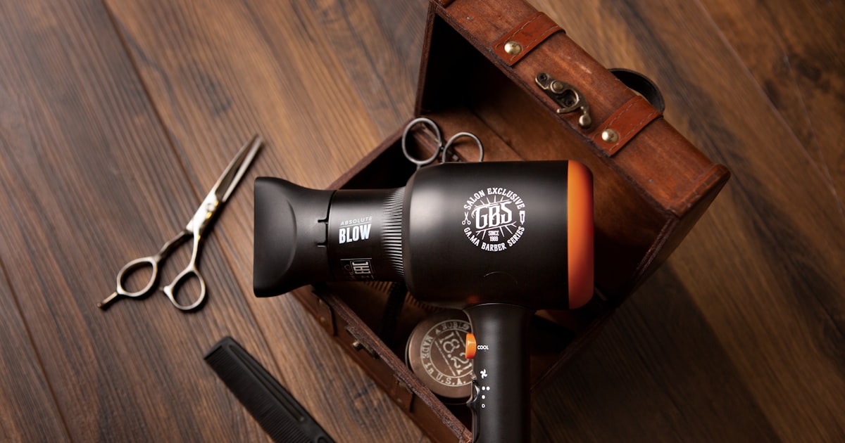 Essential men's grooming products arranged on a clean bathroom counter